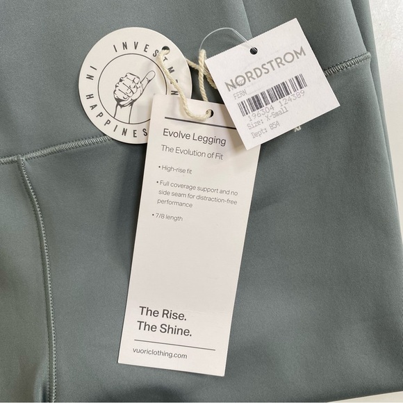 Vuori Fern Evolve Leggings Size XS - Picture 11 of 11